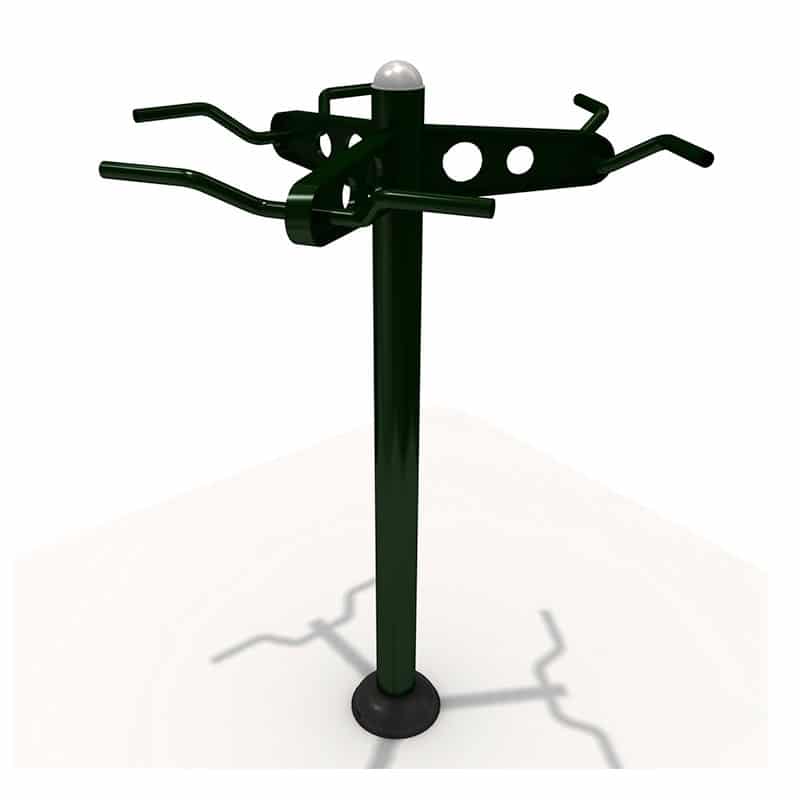 Triple Chin up Station | PO-FE0016 | Outdoor Fitness