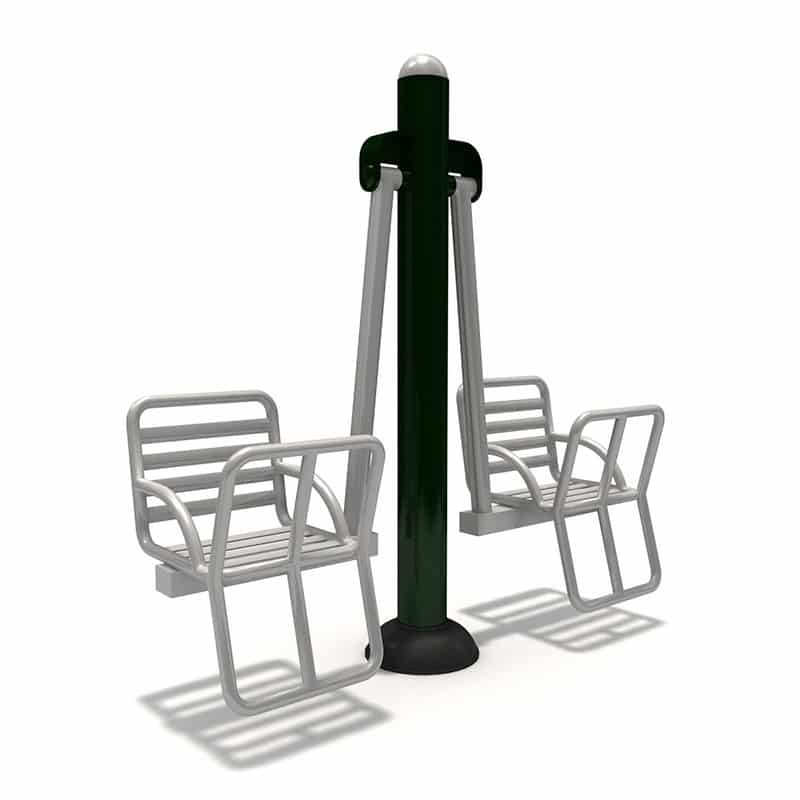 Double Kids Swing Set | PO-FE0037 | Outdoor Fitness