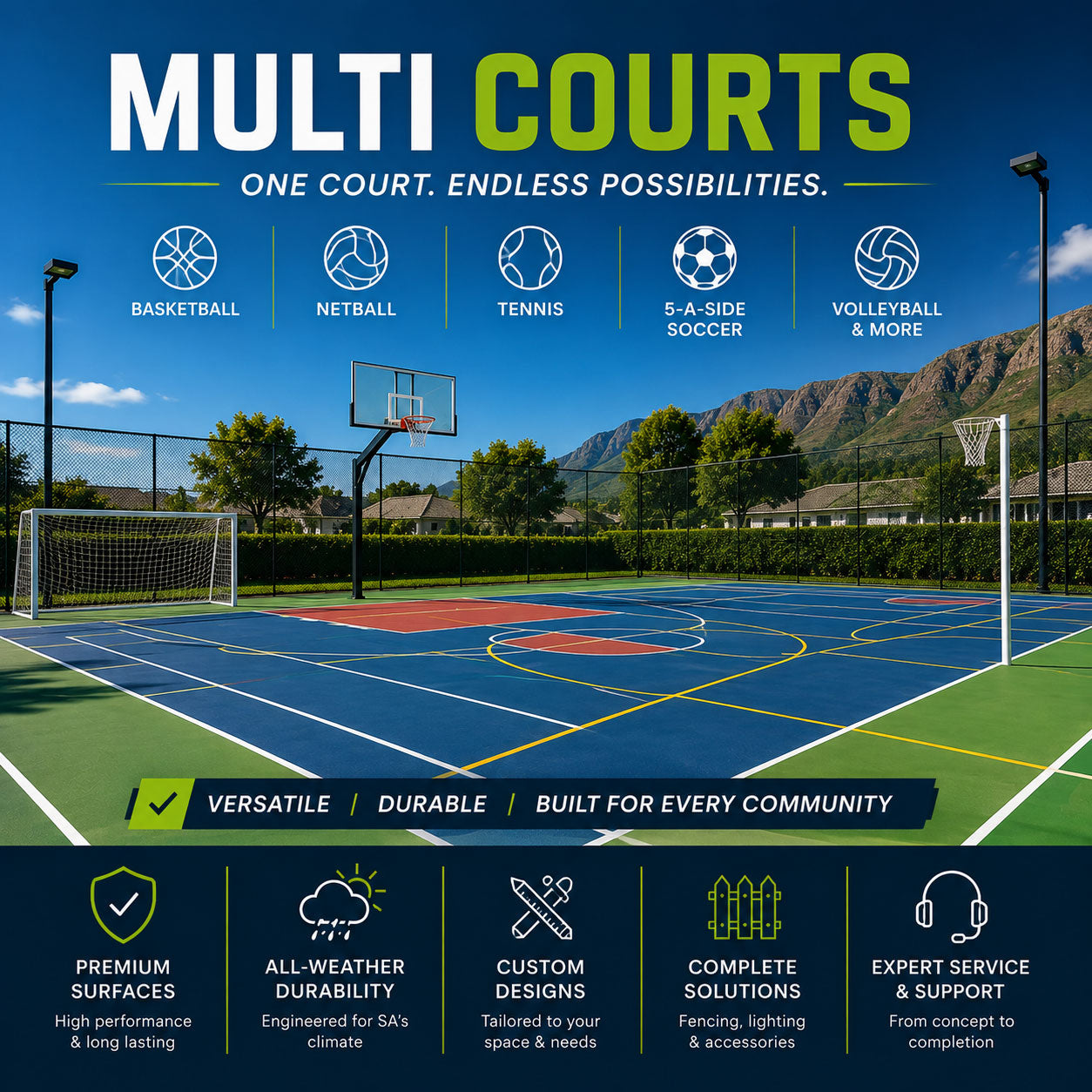 Multi Court Installations