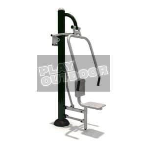 Single Seated Chest Exerciser | PO-FE0033 | Outdoor Fitness