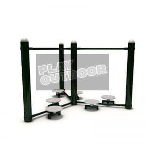 Six Persons Hip Twist Station | PO-FE0081 | Outdoor Fitness