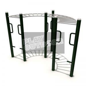 Curved Overhead Ladder(Monkey Bar) | PO-FE0083 | Outdoor Fitness