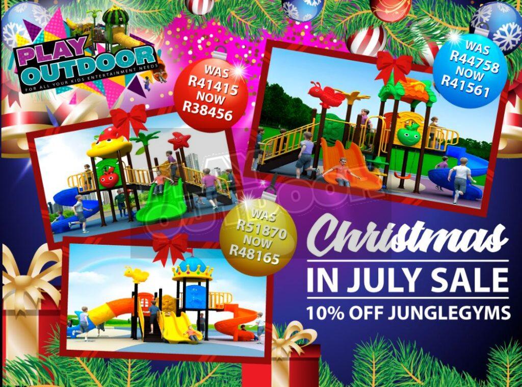 Discover our exclusive Jungle Gym Special for Christmas in July!